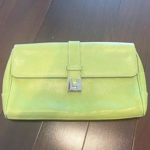 Authentic Lambertson Truex clutch green